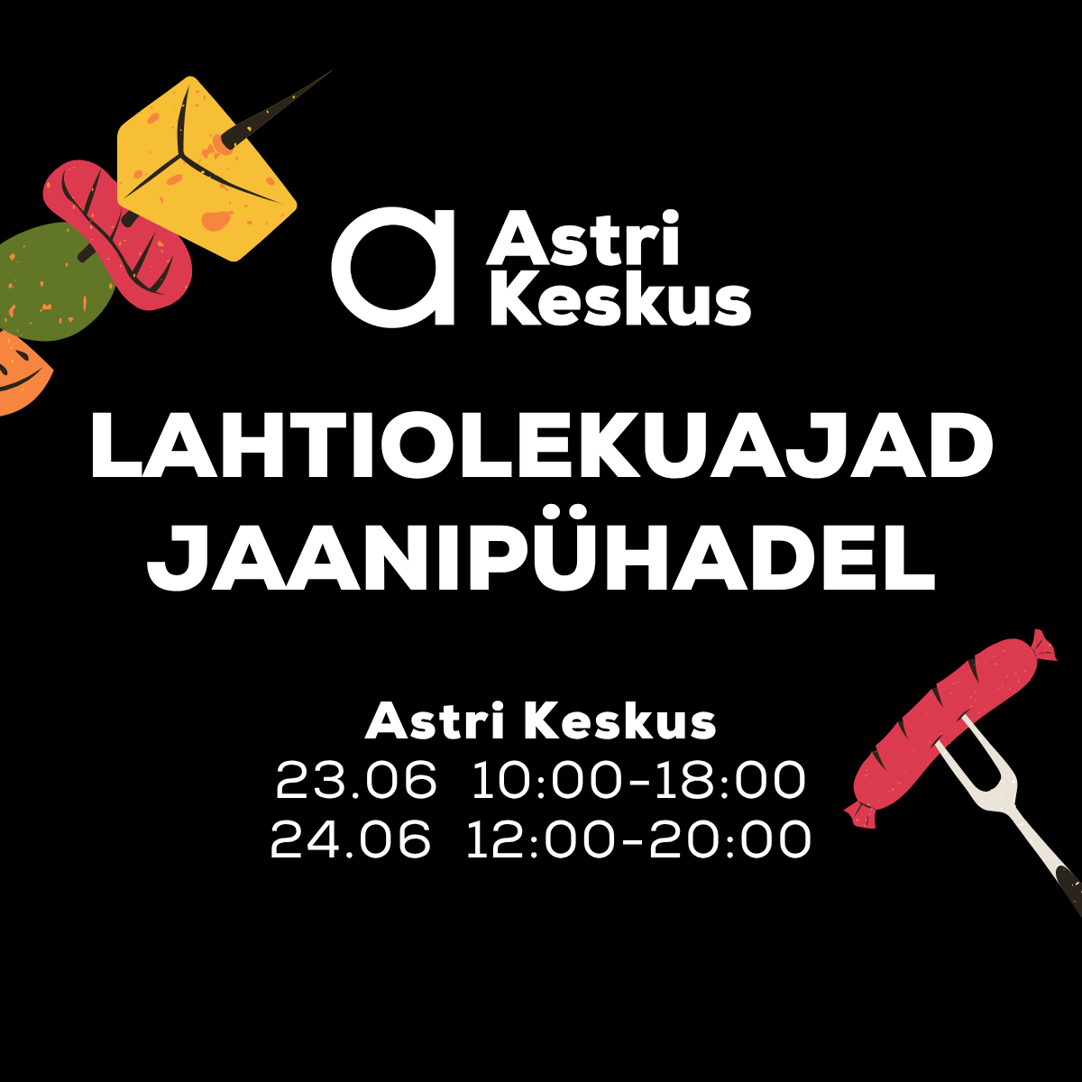 Lahtiolekuajad jaanip&uuml;hadel