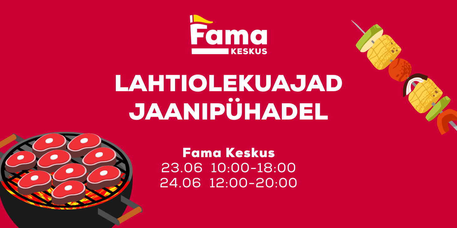 Lahtiolekuajad jaanip&uuml;hadel