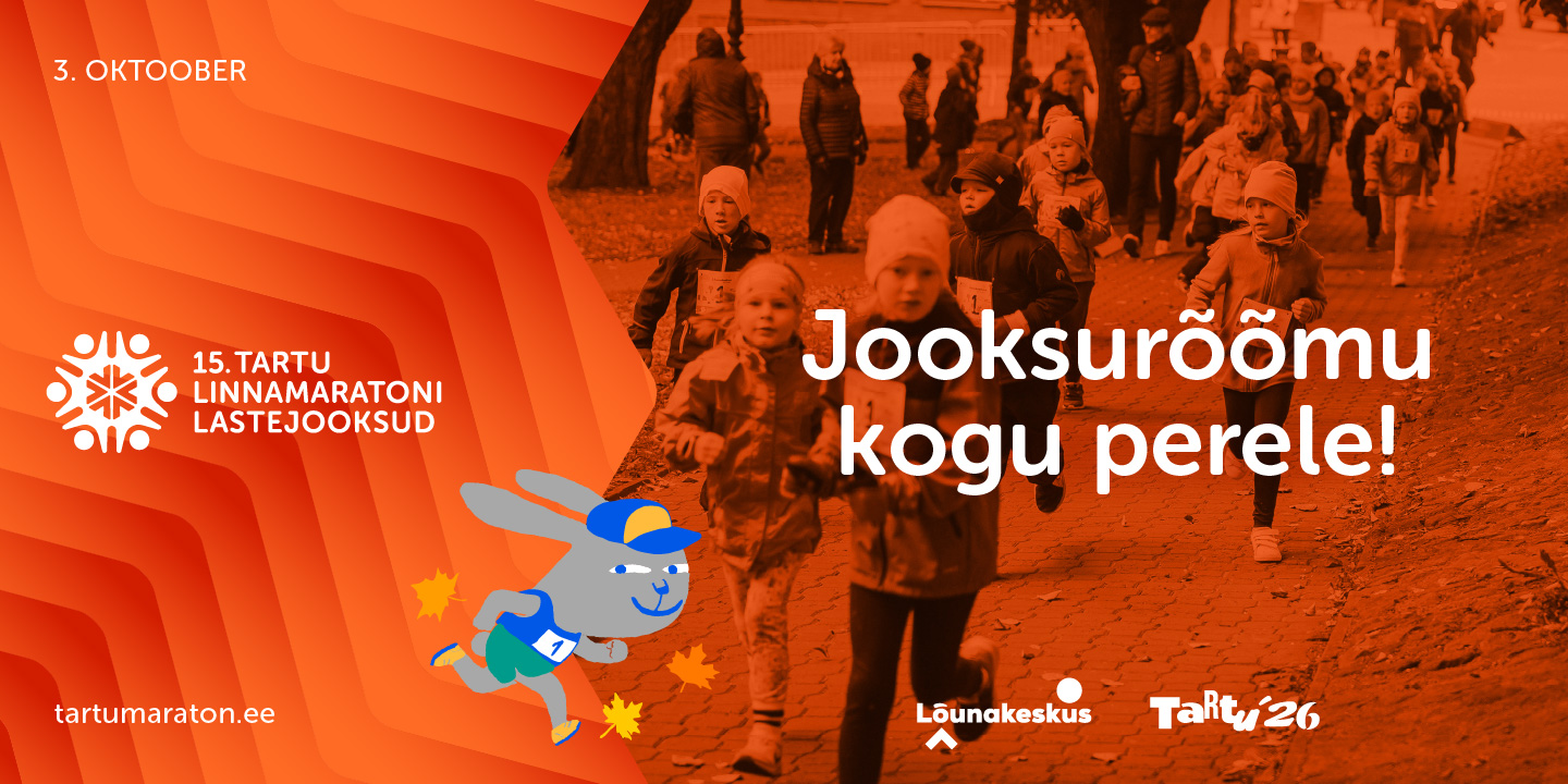 Tule Tartu Linnamaratoni lastejooksudele