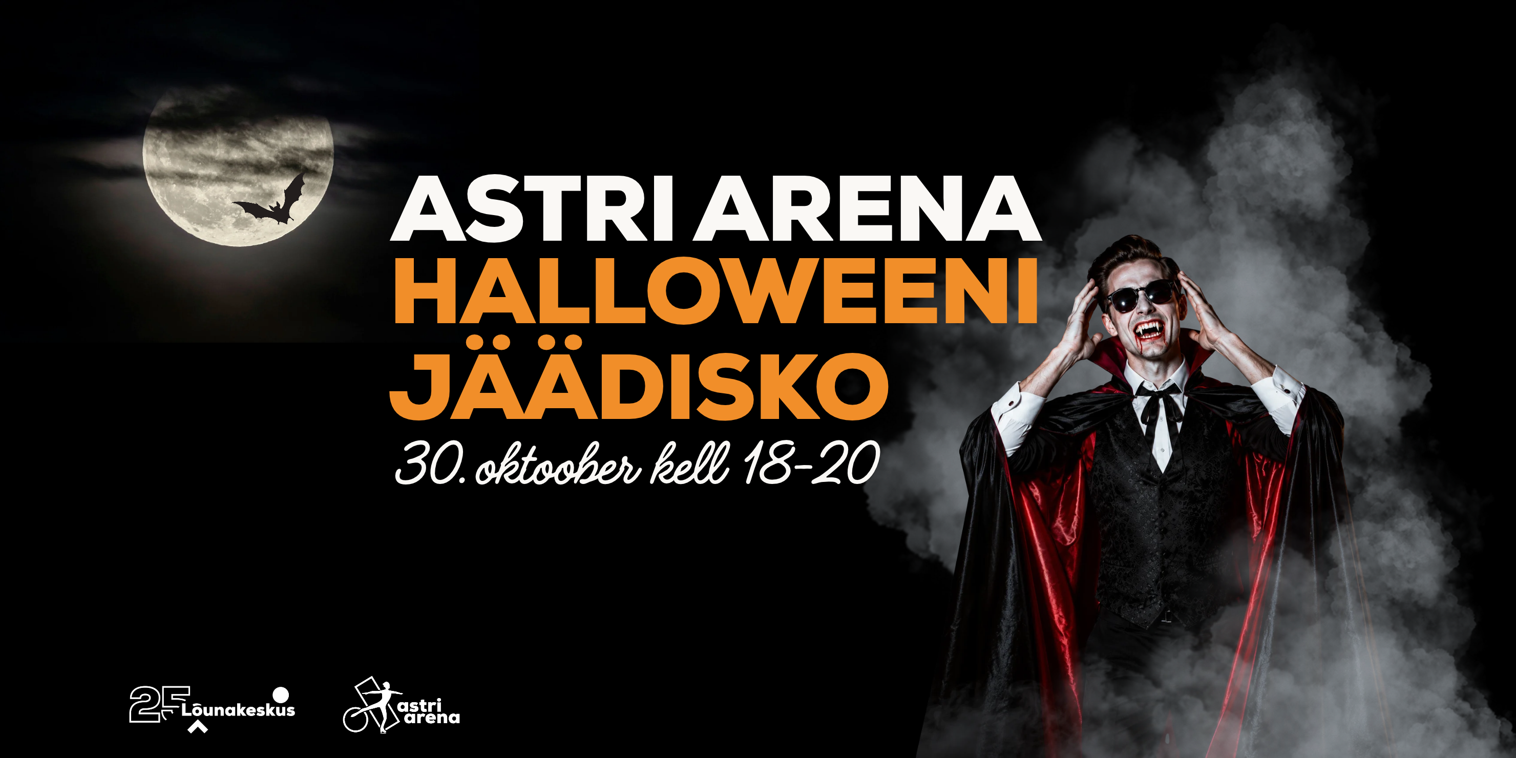 Halloweeni jäädisko Astri Arenal